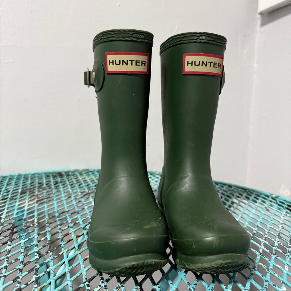 Kids Hunter Classic Dark Green Boots